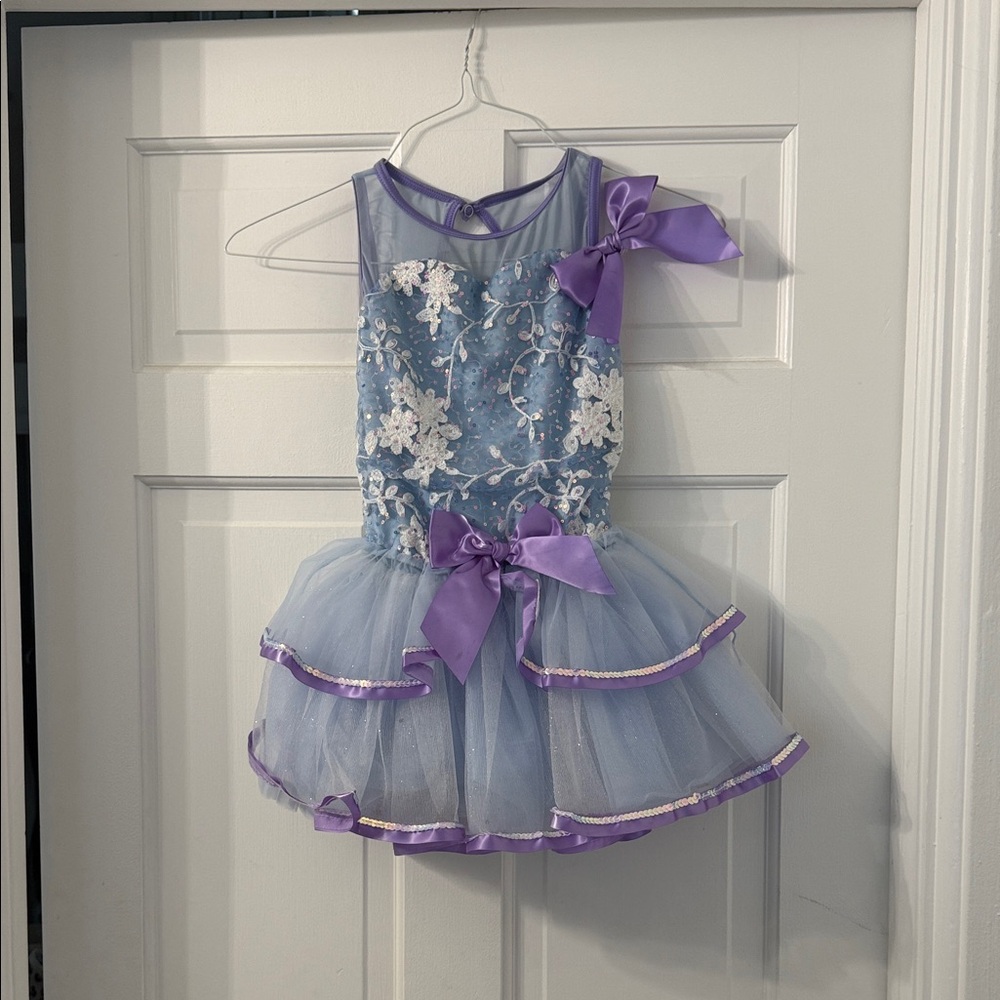 Weissman Lavender and Blue Floral Tutu Costume
